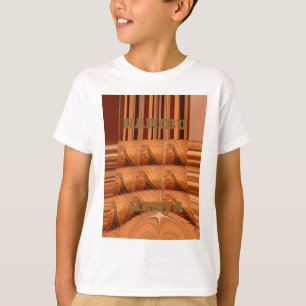 Camiseta Espelho Africano Tradicional: Girafa Tecida