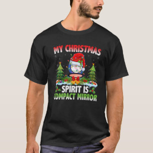 Camiseta Espelho compacto Vestindo o pacto de Natal do Sant