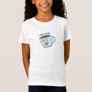 Camiseta Espelho de amor de xícara bonito