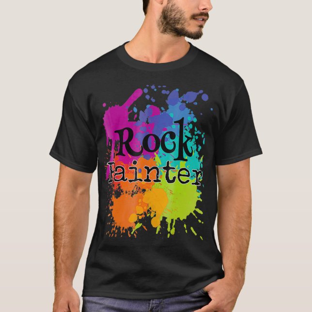 Camiseta Espelho de pintura em rock T shirt Rock Painters (Frente)