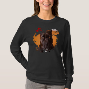 Camiseta Espelho de Tinta Terrier Americano de Pitbull Olha