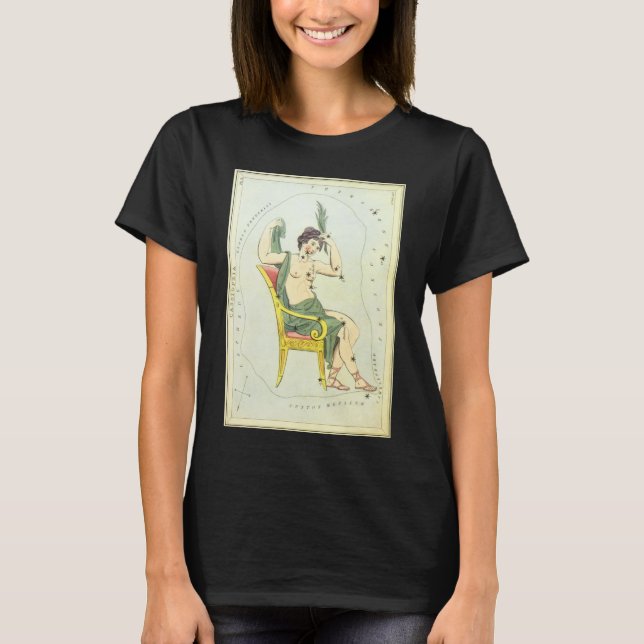 Camiseta Espelho de Urânia, Mapa Celeste de Astronomia Anti (Frente)
