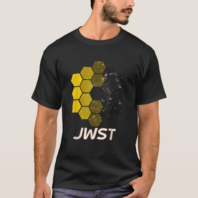 Camiseta Espelho do Telescópio Espacial Webb no Primeiro Ca (Frente)