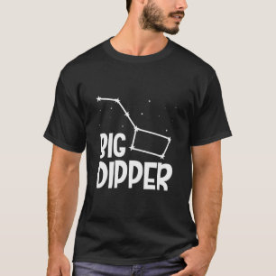 Camiseta Espelho Espacial de Constelação de Ursa Maior
