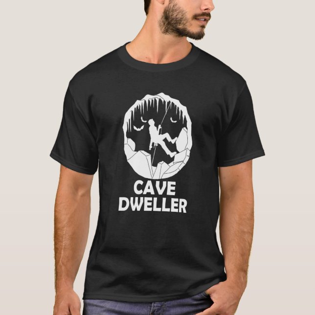 Camiseta Espelho Espeleológico De Caverna De Cavernas (Frente)
