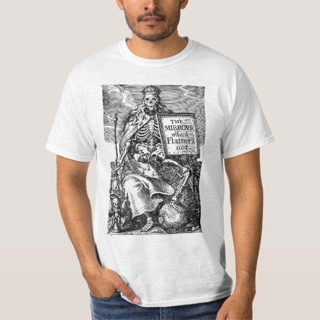 Camiseta Espelho que lisonjeia não o T do valor (Frente)