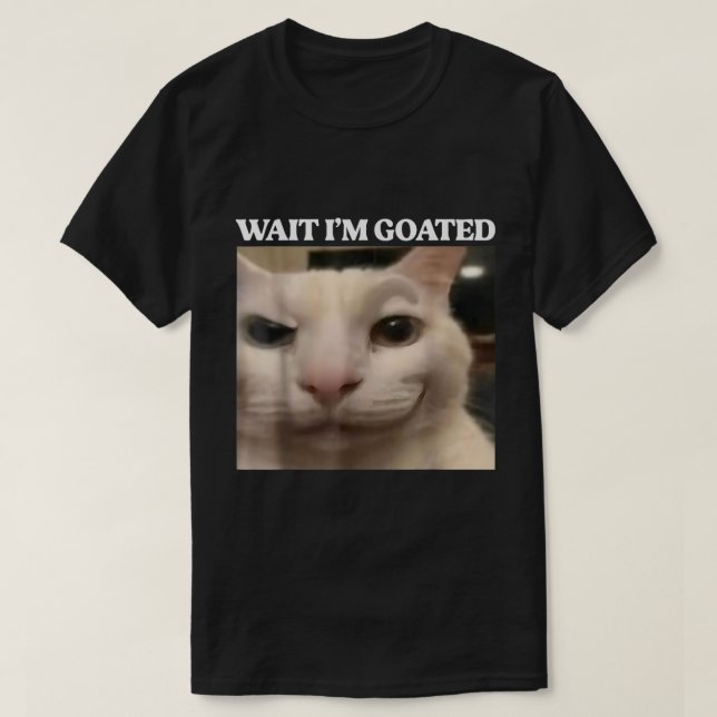 Camiseta Espera, eu sou o Design do Meme Gato (Frente do Design)