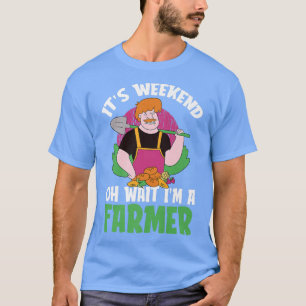 Camiseta Espera, sou um fazendeiro de Fazendas.