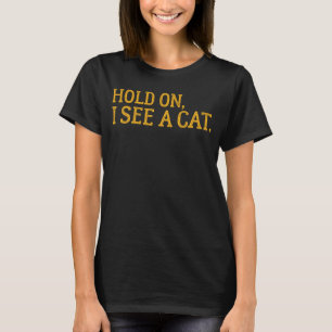 Camiseta Espera, Vejo Um Gato Gato Sárctico Ditos 4