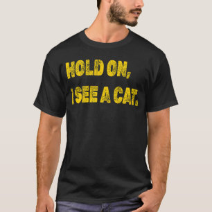 Camiseta Espera, Vejo Um Gato Gato Sárctico Dizendo 3