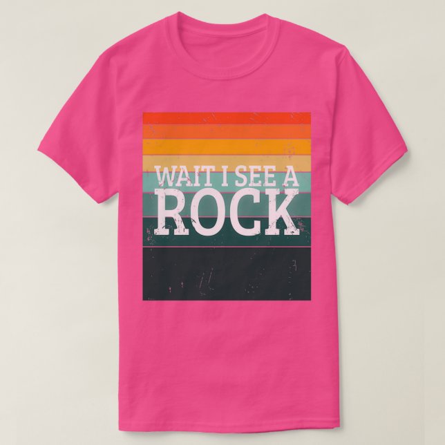 Camiseta Espera, Vejo Um Rock 4 1 (Frente do Design)