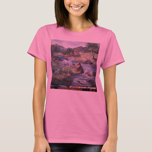 Camiseta esperança 09 260, arte "do córrego do cavalo (Frente)