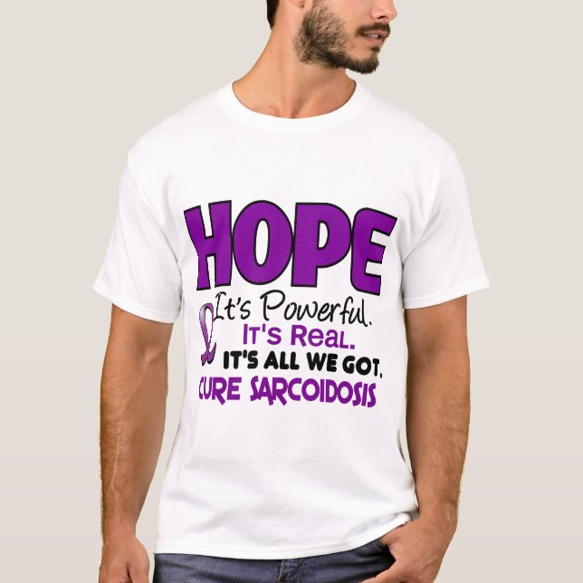 Camiseta ESPERANÇA 1 do Sarcoidosis (Frente)