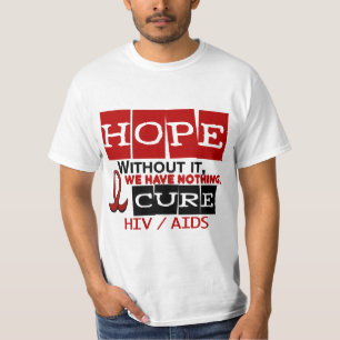 CAMISETA ESPERANÇA 2 DO HIV DO AIDS