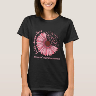 Camiseta Esperança ama Fita de Girassol Sensibilização para