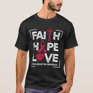 Camiseta Esperança amor neurisma consciência 1