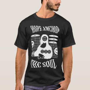 Camiseta Esperança Ancora A Alma Triste Edgy Streetwea