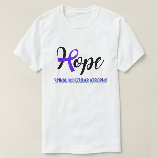 CAMISETA ESPERANÇA/ATROFIA MUSCULAR ESPINAL/UNISEX (Frente do Design)