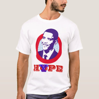 Camiseta Esperança/campanha publicitária de Obama