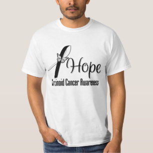 Camiseta ESPERANÇA Carcinoid do cancer