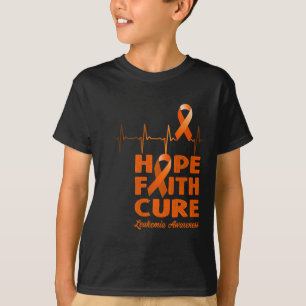 Camiseta Esperança Cura de Fé - Consciência da Leucemia