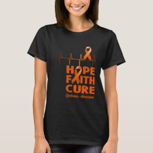 Camiseta Esperança Cura de Fé - Consciência da Leucemia