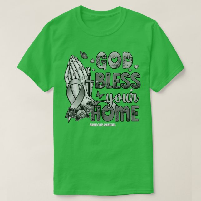 Camiseta Esperança da consciência científica da dor deus ab (Frente do Design)