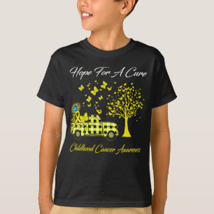 Camiseta Esperança De Árvore Para Uma Consciência De Cancer