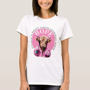 CAMISETA ESPERANÇA DE CONSCIÊNCIA DO CANCER