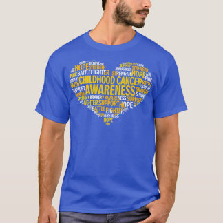 Camiseta Esperança de consciência dos Canceres de infância 
