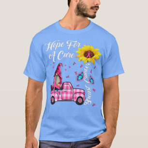 Camiseta Esperança De Girassol Por Uma Consciência Do Cance