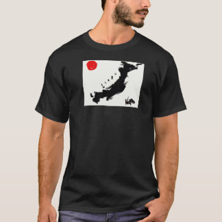 Camiseta Esperança de Japão da cor de água