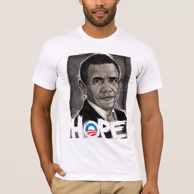 Camiseta esperança de obama (Frente)