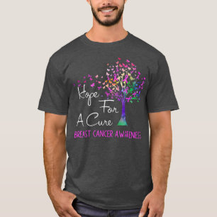 Camiseta Esperança De Uma Árvore De Consciência Do Cancer D
