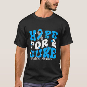 Camiseta Esperança Diabetes Sensibilização Fita Diabetes Ti