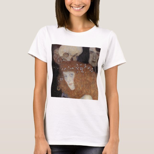 Camiseta Esperança do ~ de Klimt mim (detalhe) (Frente)