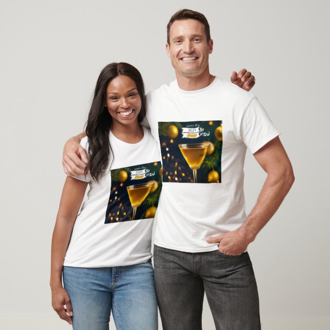 Camiseta Esperança e felicidade para 2025 (Unissex)