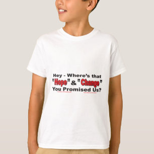 Camiseta Esperança e mudança