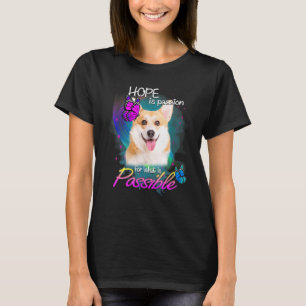 Camiseta Esperança é paixão Pembroke Welsh Corgi
