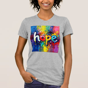 Camiseta Esperança Estilo Grafite Abstrato 104