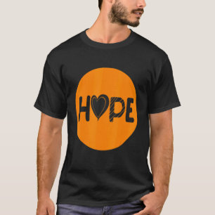 Camiseta Esperança Laranja Fita Múltipla Esclerose Sensibil