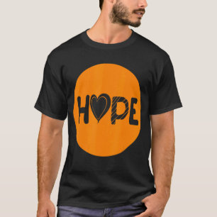 Camiseta Esperança Laranja Fita Múltipla Esclerose Sensibil