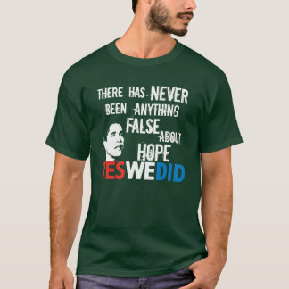 Camiseta Esperança nunca falsa de Obama