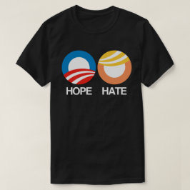 Camiseta ESPERANÇA (Obama) vs. ÓDIO (Trump)