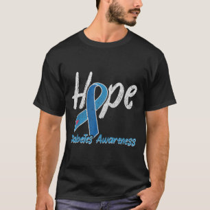 Camiseta Esperança para a consciência da diabetes