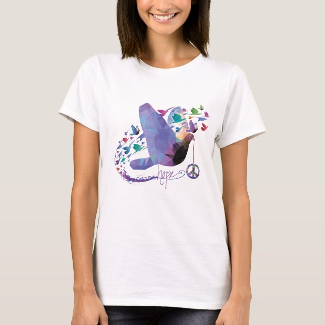 Camiseta Esperança para a paz - Tshirt (Frente)