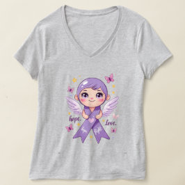 Camiseta Esperança para Combatentes de Câncer de pâncreas