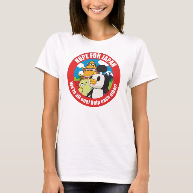 Camiseta Esperança para o Japão (Frente)