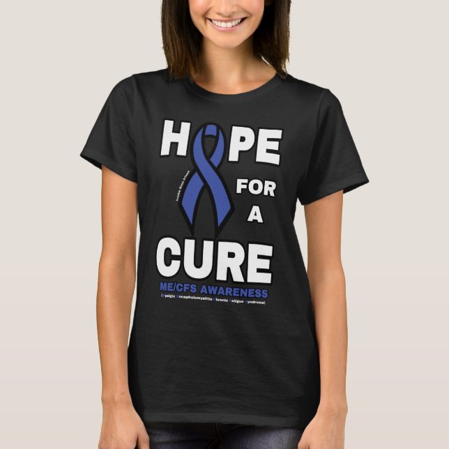 Camiseta Esperança Para Um Cure...ME/CFS (Frente)