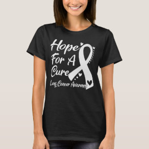 Camiseta Esperança Por Uma Consciência Do Cancer Pulmonar C